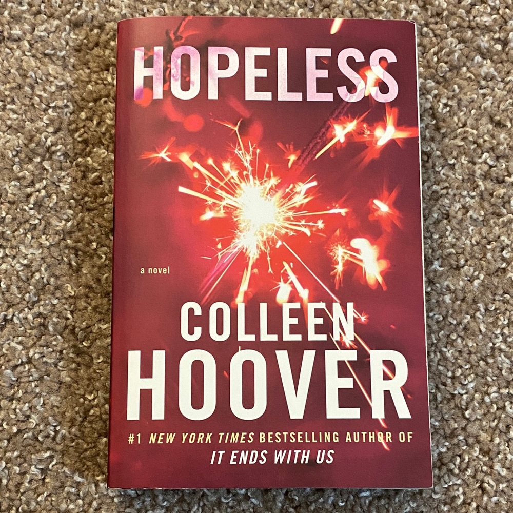 Hopeless book by Colleen Hoover